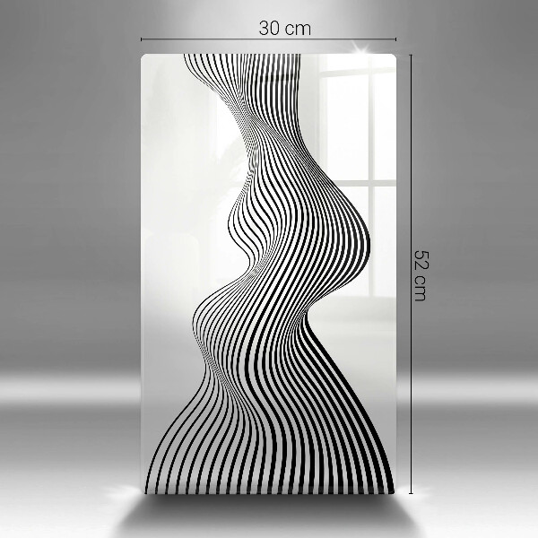 Tagliere in vetro Astrazione lineare