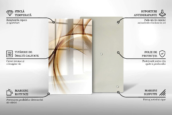 Tagliere in vetro Forme astratte