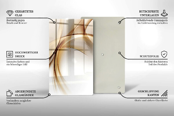 Tagliere in vetro Forme astratte