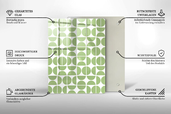 Tagliere in vetro Forme astratte