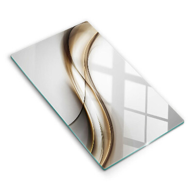 Tagliere in vetro Astrazione di linee morbide
