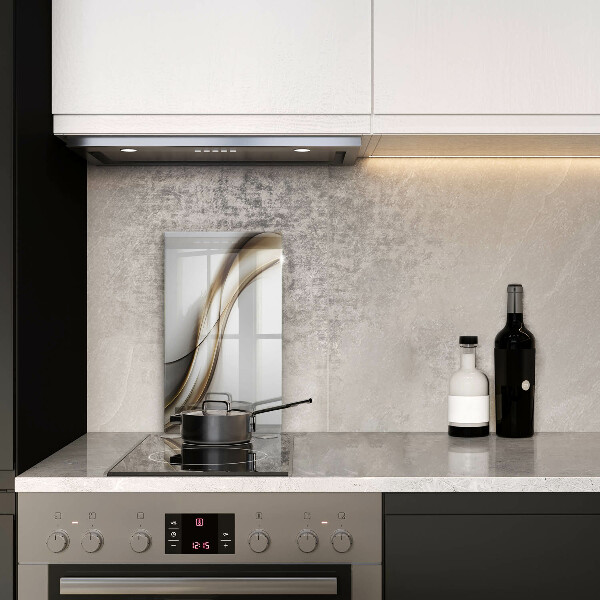 Tagliere in vetro Astrazione di linee morbide