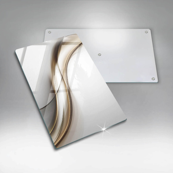 Tagliere in vetro Astrazione di linee morbide