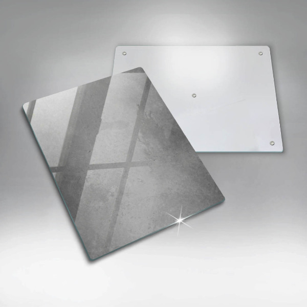 Tagliere in vetro Fondo di struttura concreta