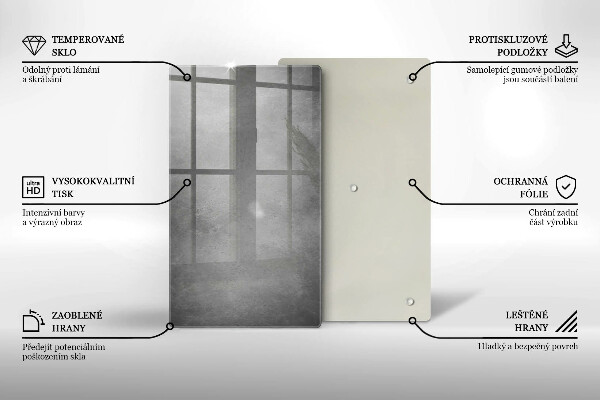 Tagliere in vetro Fondo di struttura concreta