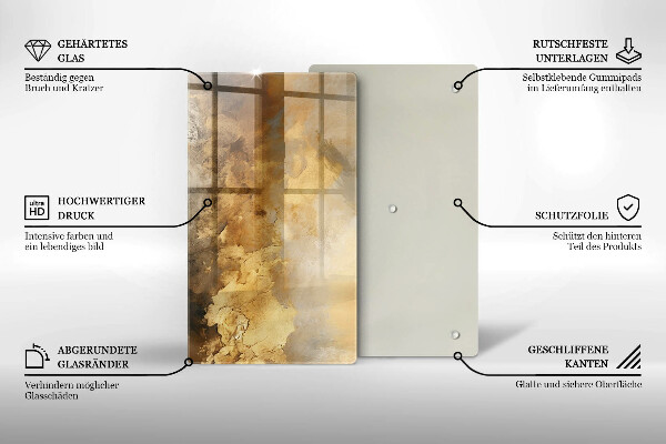Tagliere in vetro Trama ricca