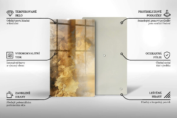 Tagliere in vetro Trama ricca