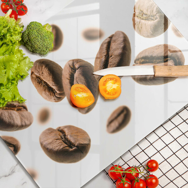 Tagliere in vetro Chicchi di caffè