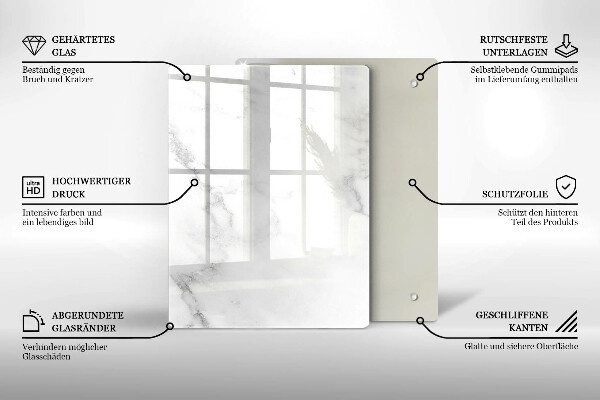 Tagliere in vetro Chicchi di caffè