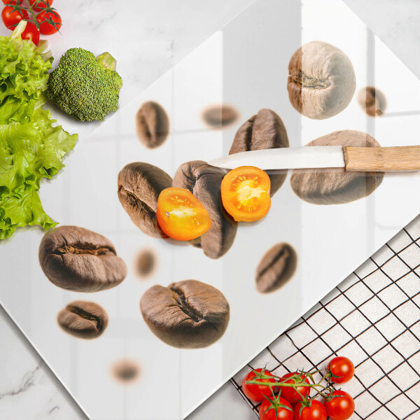 Tagliere in vetro Chicchi di caffè