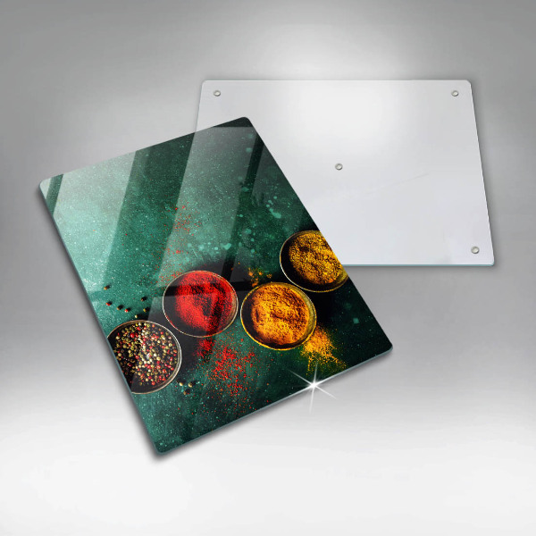 Tagliere in vetro Spezie orientali