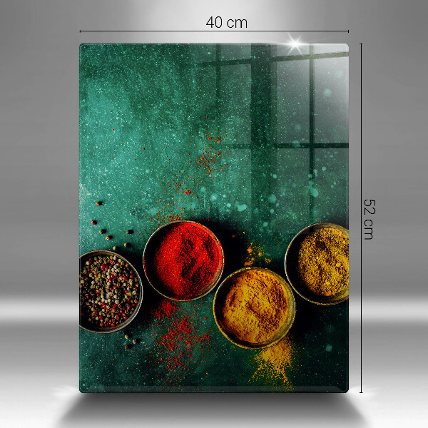 Tagliere in vetro Spezie orientali