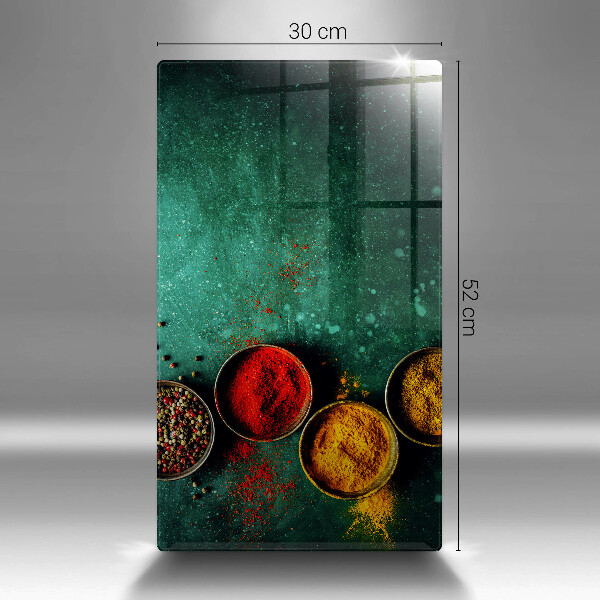 Tagliere in vetro Spezie orientali