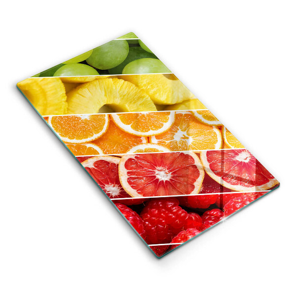 Tagliere in vetro Frutti colorati