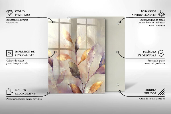 Tagliere in vetro Verdure sul tavolo