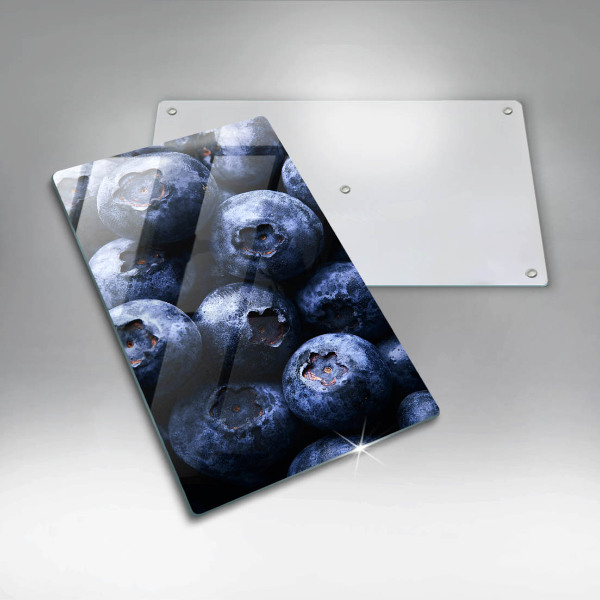 Tagliere in vetro Primo piano di frutti di bosco