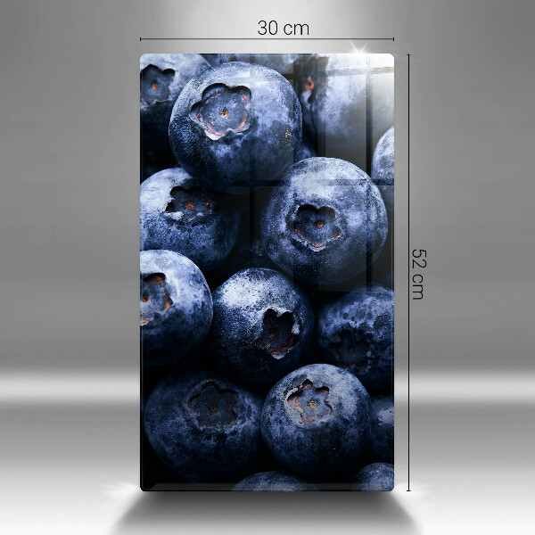 Tagliere in vetro Primo piano di frutti di bosco