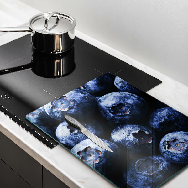 Tagliere in vetro Primo piano di frutti di bosco