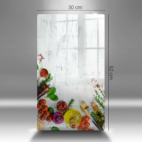 Tagliere in vetro Verdure e spezie