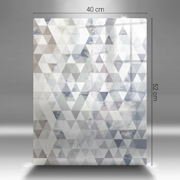 Tagliere in vetro Modello triangoli