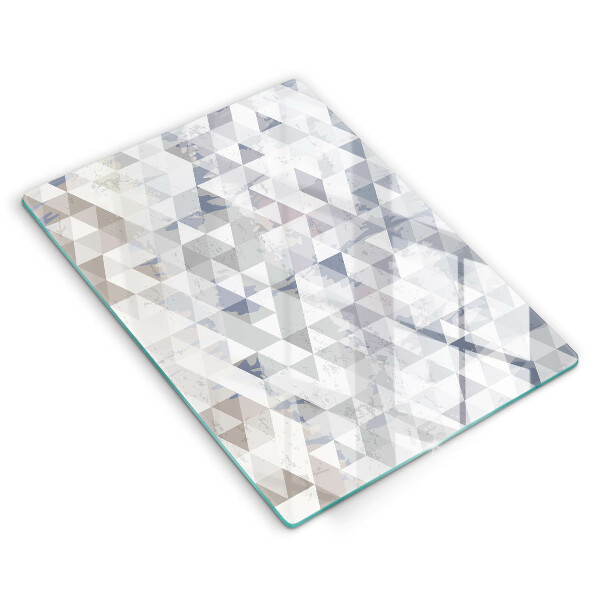 Tagliere in vetro Modello triangoli