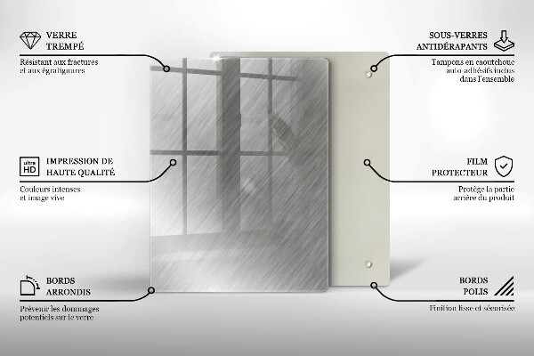 Tagliere in vetro Modello triangoli
