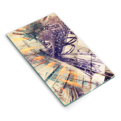 Tagliere in vetro Composizione moderna