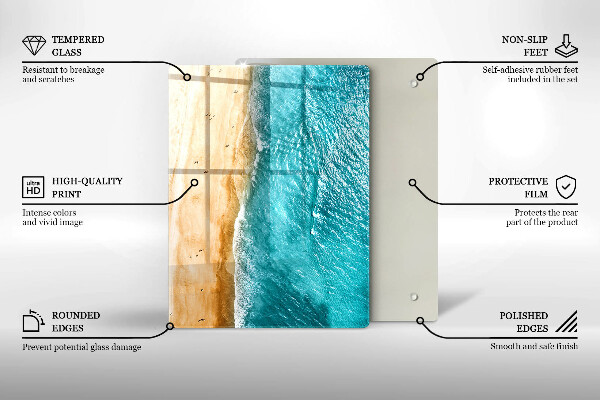Tagliere in vetro Composizione moderna