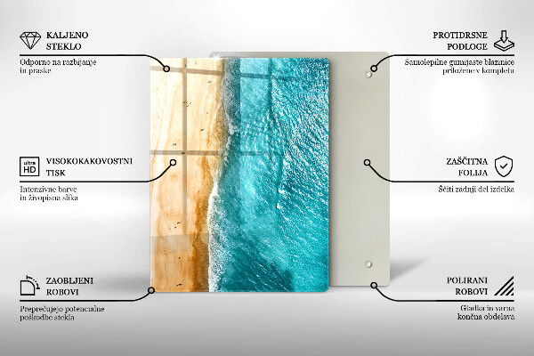 Tagliere in vetro Composizione moderna