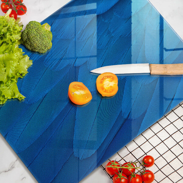 Tagliere in vetro Piume di uccelli