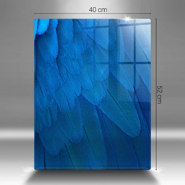 Tagliere in vetro Piume di uccelli