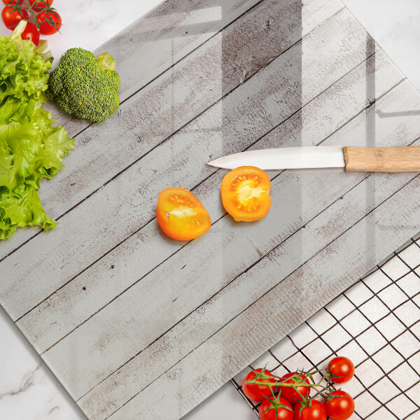 Tagliere in vetro Vecchie tavole di legno