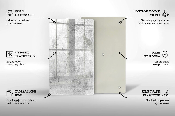 Tagliere in vetro Struttura concreta