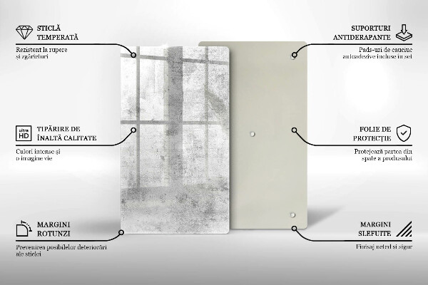 Tagliere in vetro Struttura concreta