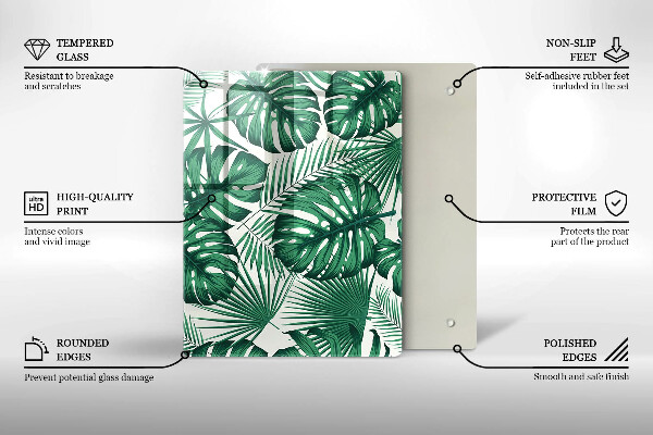 Tagliere in vetro Struttura concreta