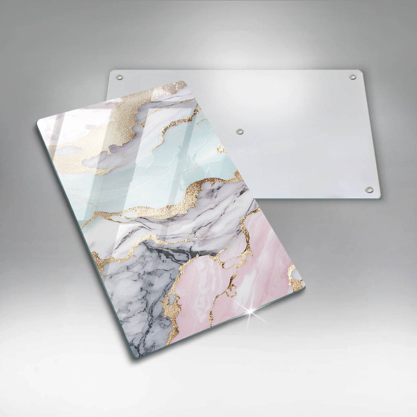 Tagliere in vetro Marmo pastello