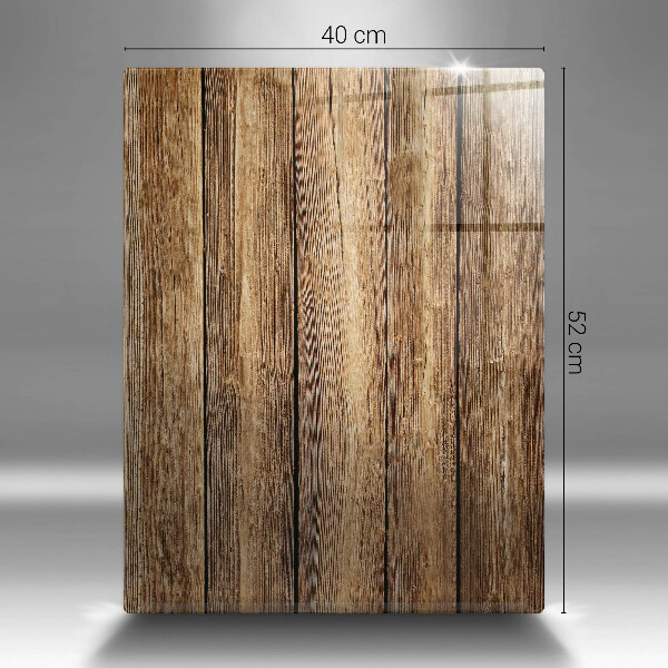 Tagliere in vetro Tavole con struttura in legno