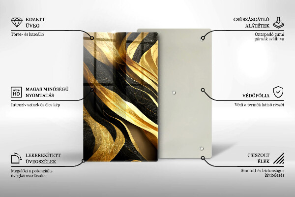 Tagliere in vetro Astrazione elegante