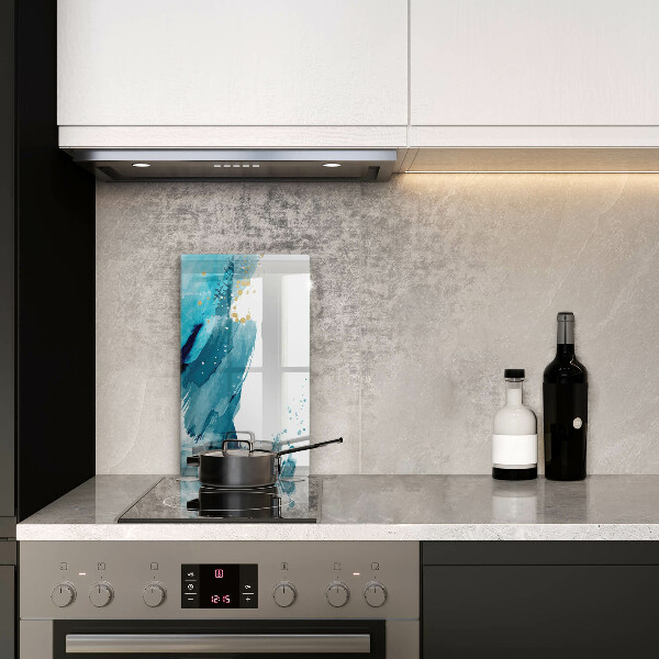 Tagliere in vetro Macchie blu