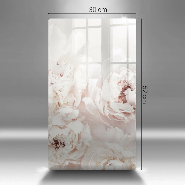 Tagliere in vetro Peonie pastello