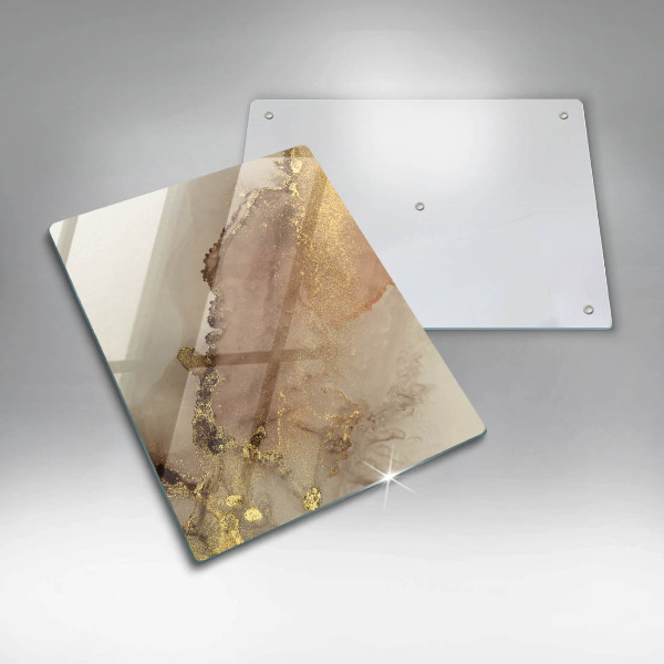 Tagliere in vetro Astrazione dell'oro