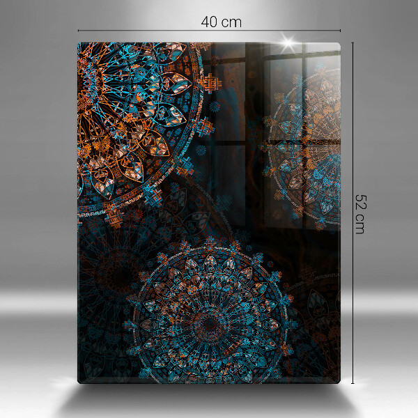 Tagliere in vetro Ruote vintage boho