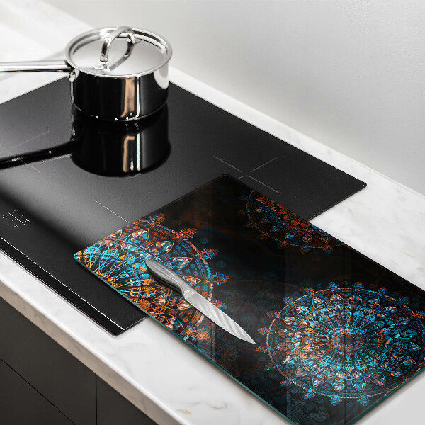 Tagliere in vetro Ruote vintage boho