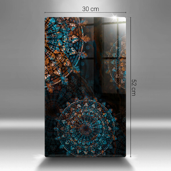 Tagliere in vetro Ruote vintage boho