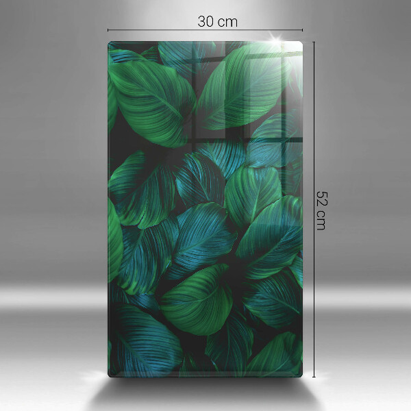 Tagliere in vetro Foglie della giungla