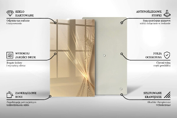Tagliere in vetro Astrazione moderna