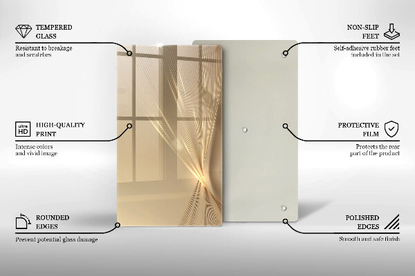 Tagliere in vetro Astrazione moderna
