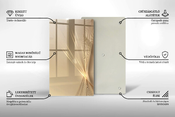 Tagliere in vetro Astrazione moderna
