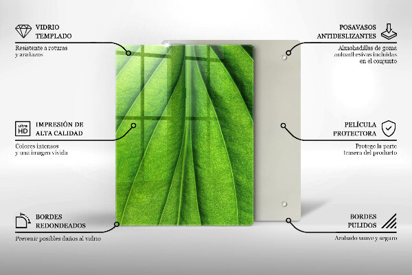 Tagliere in vetro Trama di pietra di marmo