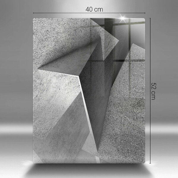 Tagliere in vetro Astrazione concreta